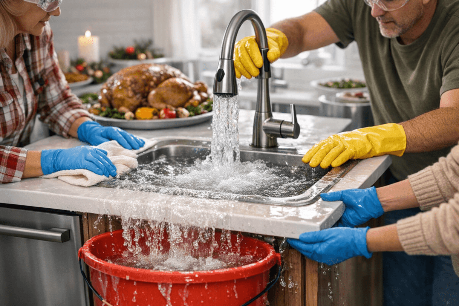 How to Handle a Plumbing Emergency During the Holidays