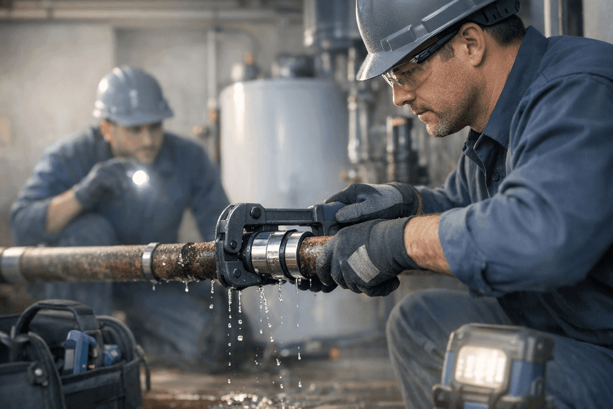 Pipe Repair service by Peters Flo Plumbing