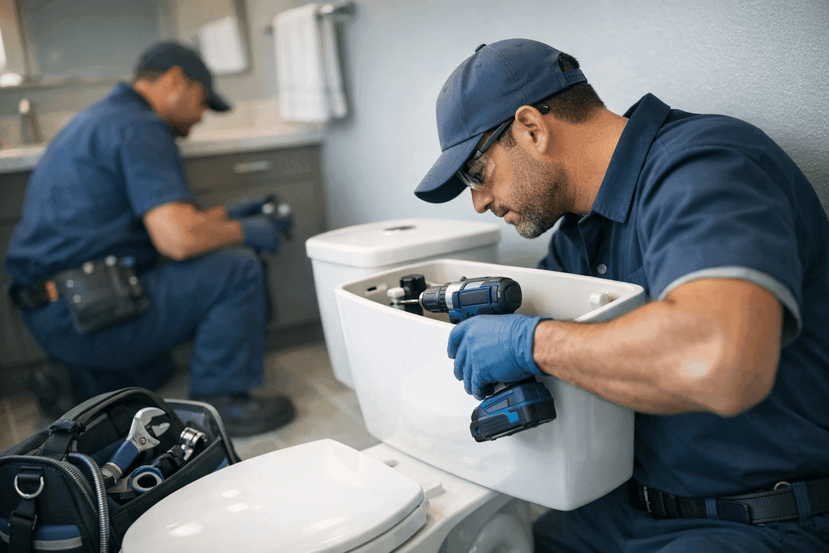 Toilet Repair service by Peters Flo Plumbing