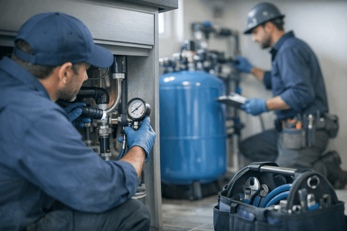 Water Pressure Issues service by Peters Flo Plumbing